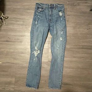 abercrombie and fitch skinny high rise jeans